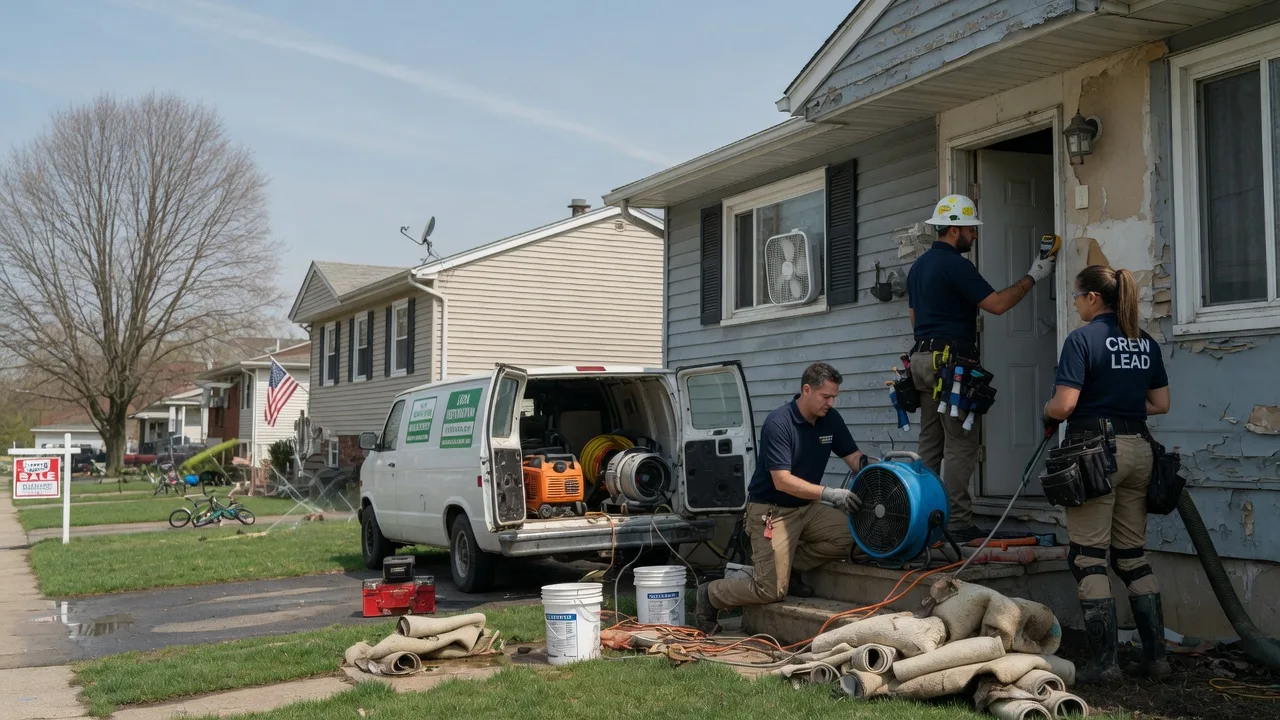 Flood Cleanup in Fairmont, WV near me